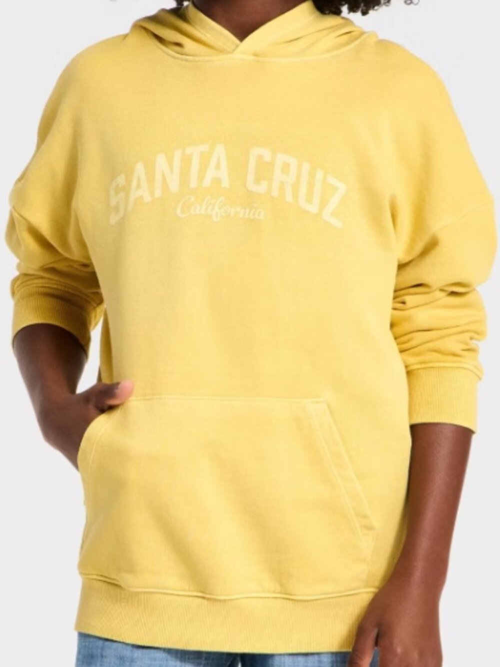 Santa Cruz, CA French Terry Hoodie Sweatshirt - Cat & Jack™ Gold S